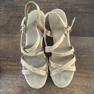 Bass Cork Karly Strappy Sandals 9.5